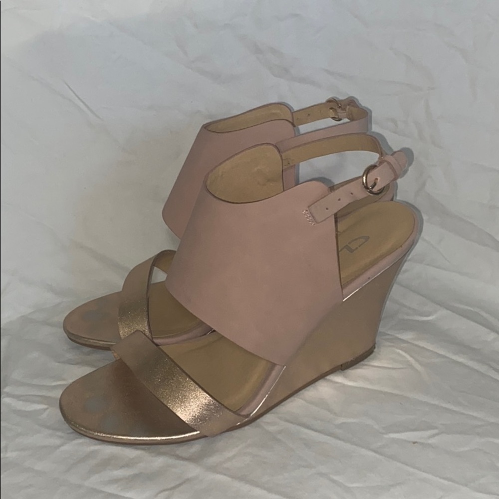 CL by Laundry Light Pink Wedges